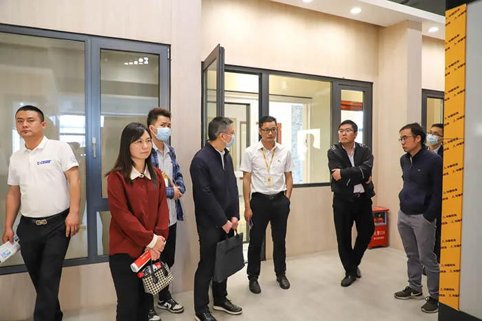 江門市市場監督管理局一行蒞臨華昌集團觀摩交流